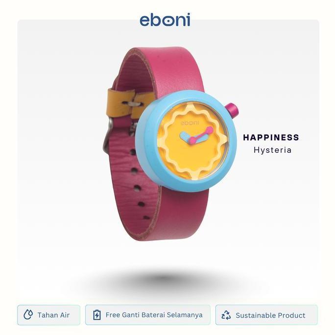 Eboni Jam Tangan Kayu Happiness - Hysteria