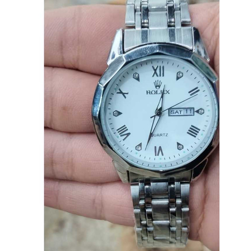 Jam Tangan Pria Seiko Romawi Rantai Tanggal Hari Aktif SK-121