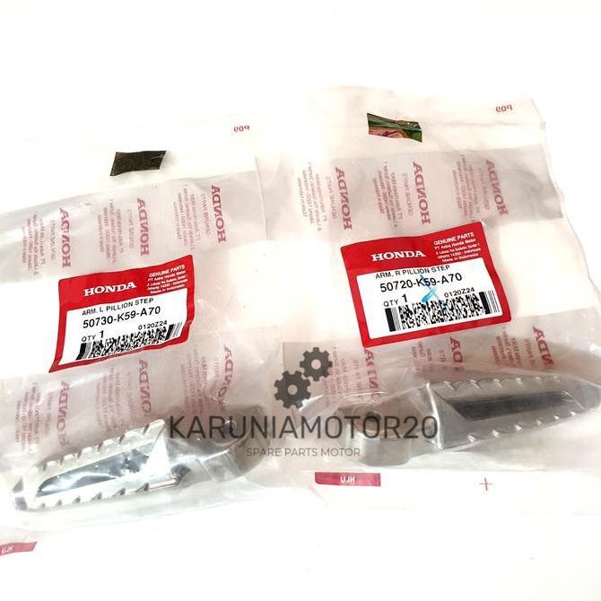 Besi Footstep Belakang Kiri Kanan New Vario 150 Led Original Ahm K59 Terbaru