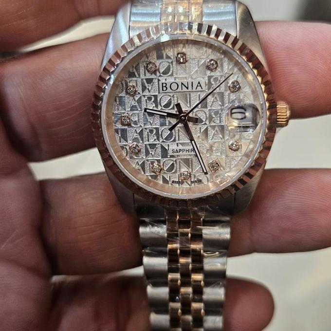 jam tangan bonia cewe rantai orinal