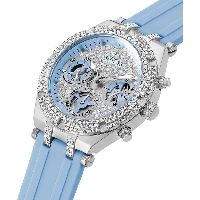 GUESS GW0407L1 Orinal HEIRESS Jam Tangan Wanita Rubber Biru