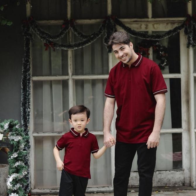 ZIEL KIDS - Jacob Top | Christmas Collection | Couple Dad & Boy | Baju Premium