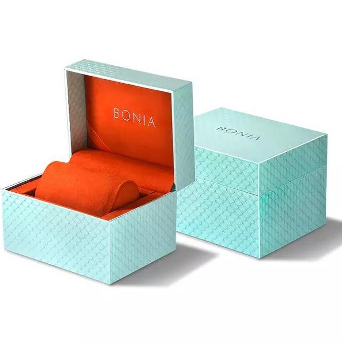 BONIA Jam Tangan Wanita B10119-2117S Silver Gold Swarovski