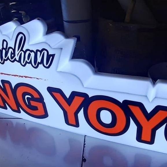 Terlaris Neon Box Costum,Huruf Timbul,Huruf Nyala