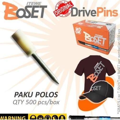 BOSET DRIVE BOSET PIN POLOS (ORIGINAL) PAKU RAMSET ORIGINAL DAN TERPERCAYA