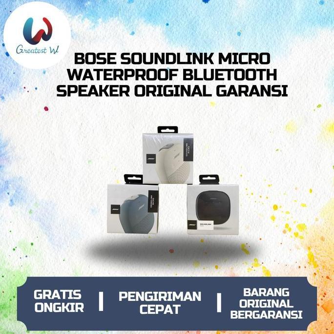 Terlaris Bose Soundlink Micro Waterproof Bluetooth Speaker Original Garansi