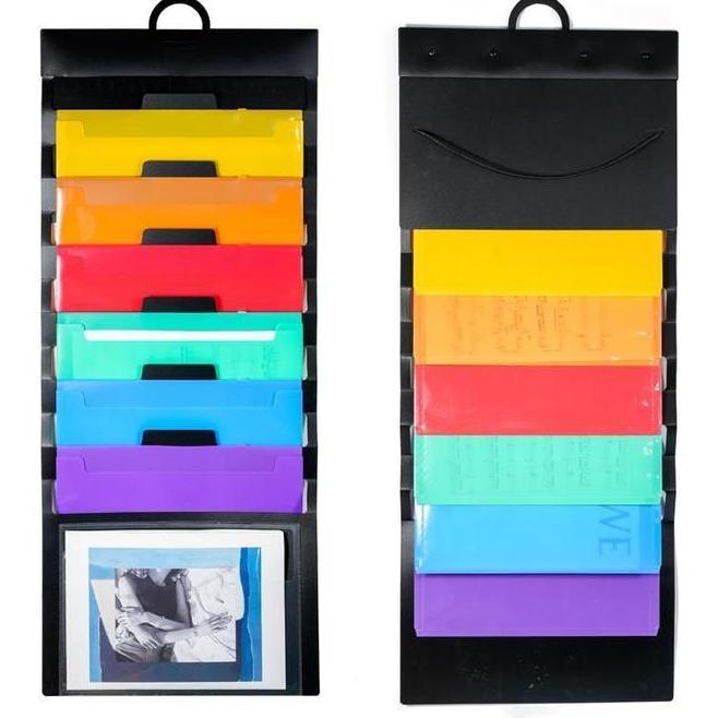 6 Kisi Rak File Gantung A4 Rak Dokumen Gantung Anti Air Folder File Dokumen Untuk Sekolah Kantor Rum