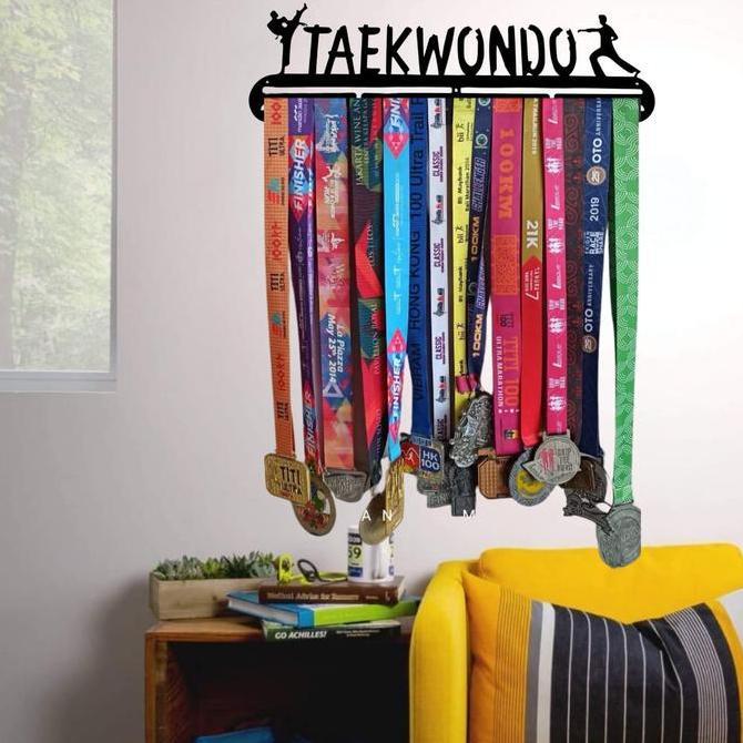 Promo HANGERMEDAL TAEKWONDO MEDAL HANGER GANTUNGAN MEDALI Diskon