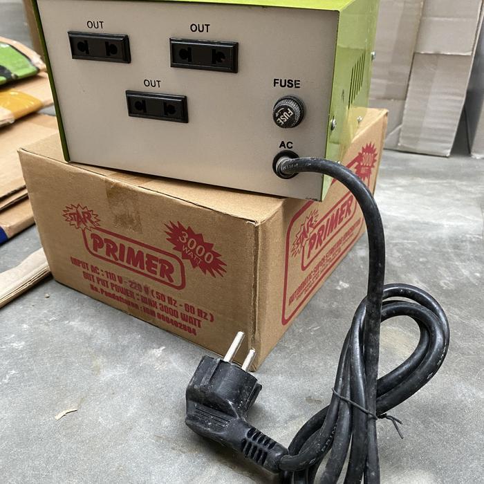 Star Primer Penghemat Daya Listrik Stabilizer Anti Jeglek Penguat Daya Inverator 3000 Watt Auto Soft