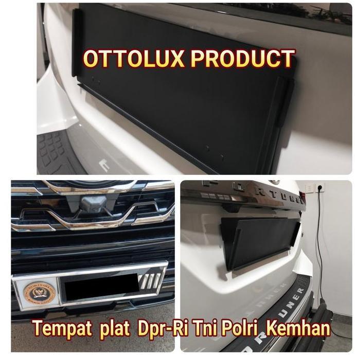 Tempat plat nomor Samsat dan Plat dinas Dprri Polri TNI huruf Timbul