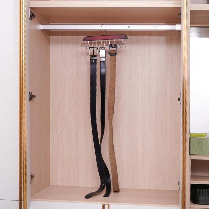 STORA 27 CM HANGER BELT KAYU - COKELAT