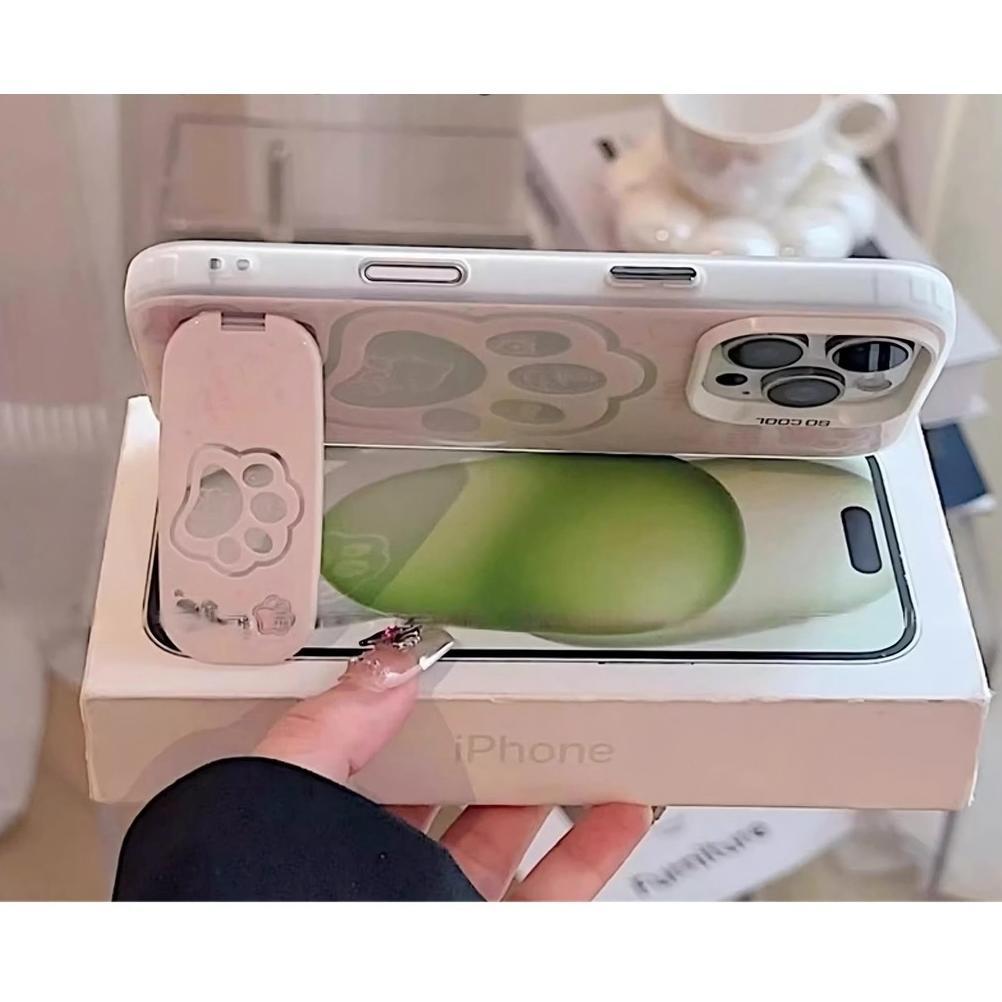 CUCI GUDANG CASE+PENYANGGA MIRROR LUCU KUCING CASE HP XIAOMI REDMI 12C10C9A9C9T10A NOTE 12 11 10 9 8