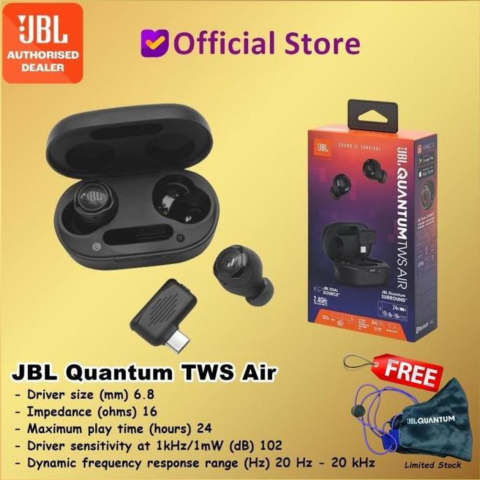 Promo JBL Quantum Air TWS Air True Wireless Gaming Earbuds Diskon
