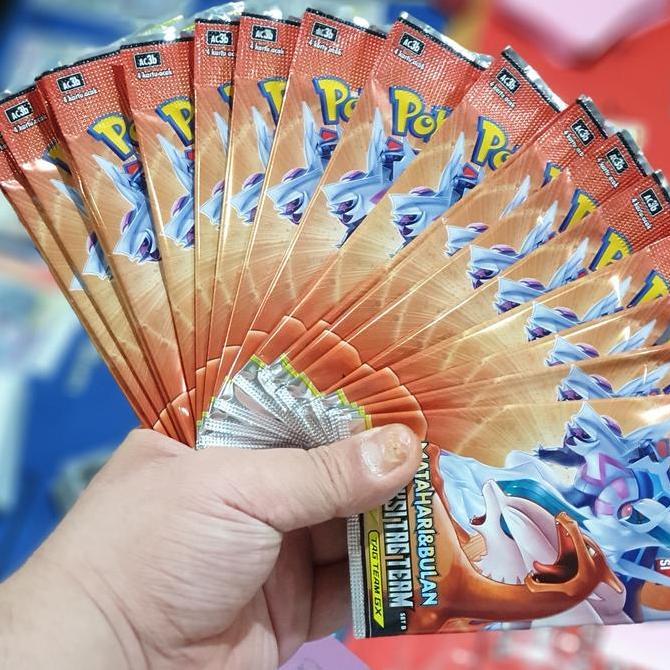 Booster Pack Pokemon Koleksi Tag Team Matahari dan Bulan Ac3a / Ac3b. Kartu Pokemon TCG Indonesia Ko