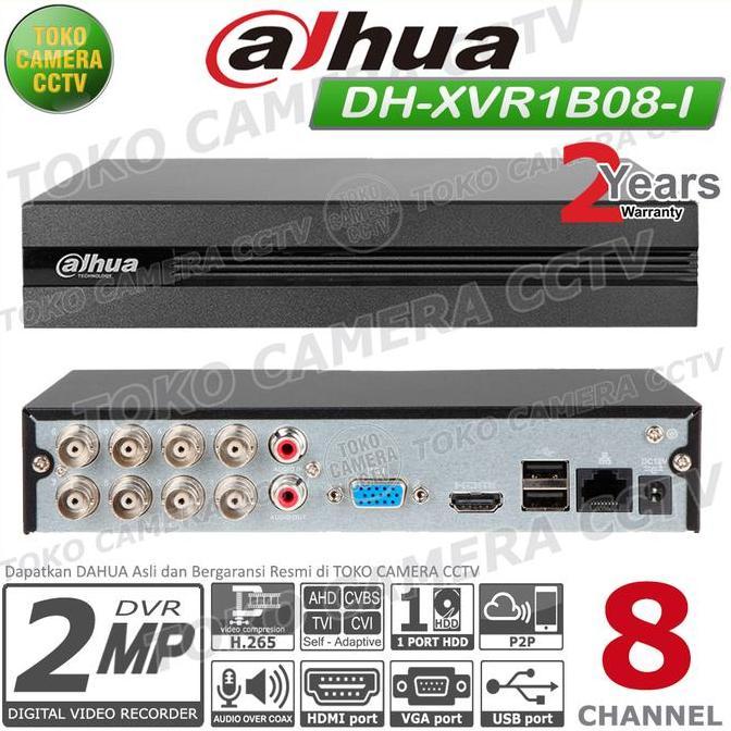 Barustockbnyk- Dvr Recorder Cctv Dahua 8 Channel Cctv Dahua 8Ch 2Mp