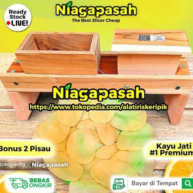 New- Alat Pengiris Bawang Merah dari Kayu Jati