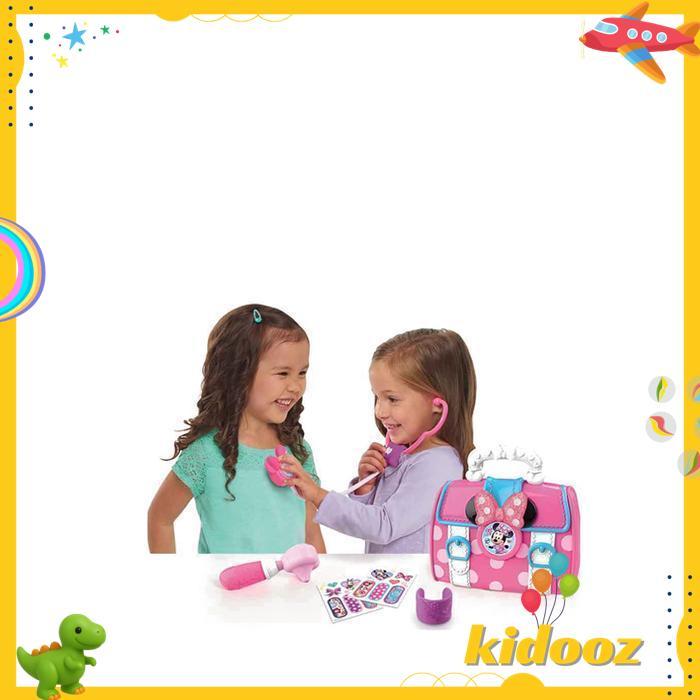 JUST PLAY DISNEY JUNIOR MINNIE MOUSE BOW-CARE DOCTOR BAG SET - JPY88093 BEST SELLER