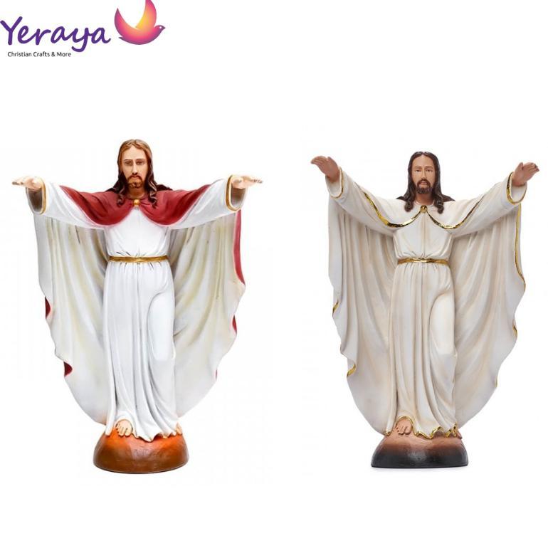 Patung Tuhan Yesus Memberkati 40cm / Besar - Patung Rohani - Patung Yesus