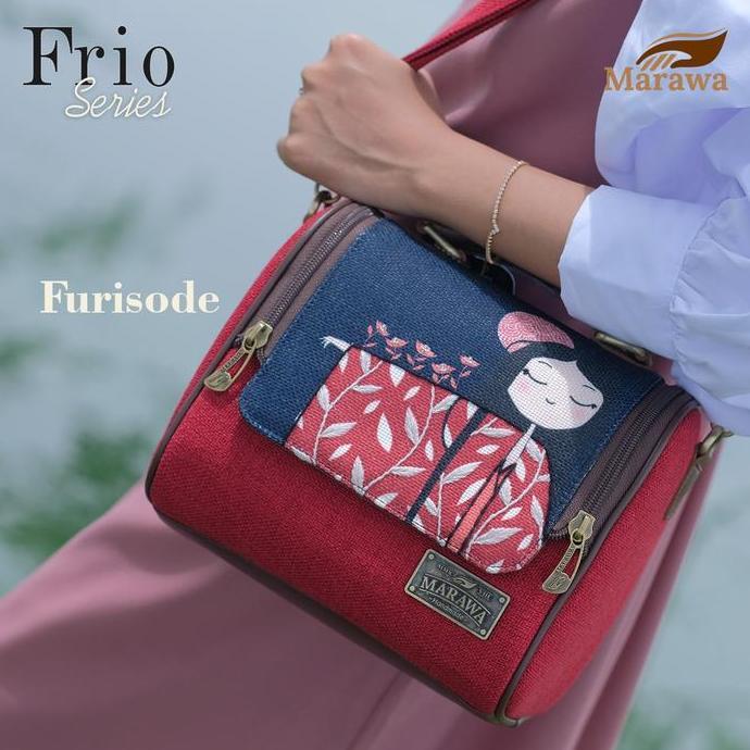 MARAWA Frio Series Tas Selempang Wanita Etnik Handmade