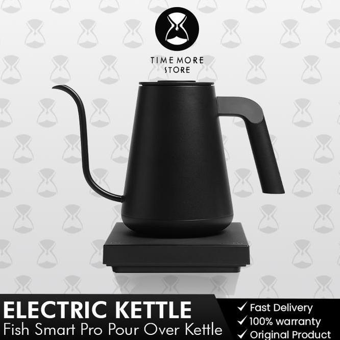 Timemore Fish Smart Pro Electric Coffee Kettle 900Ml Teko Kopi Listrik