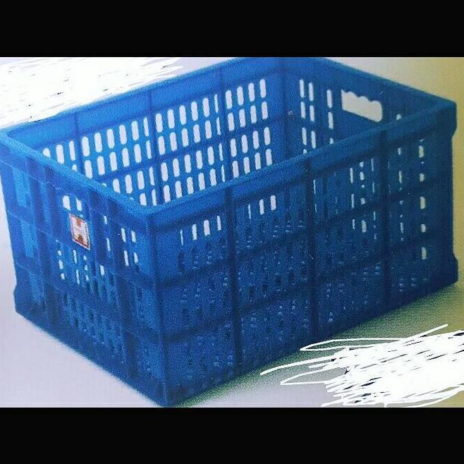 Box Container Hanata 2201 Plastik Krat Keranjang Industri Rak Susun Serbaguna Sayur Buah Ikan Kotak 