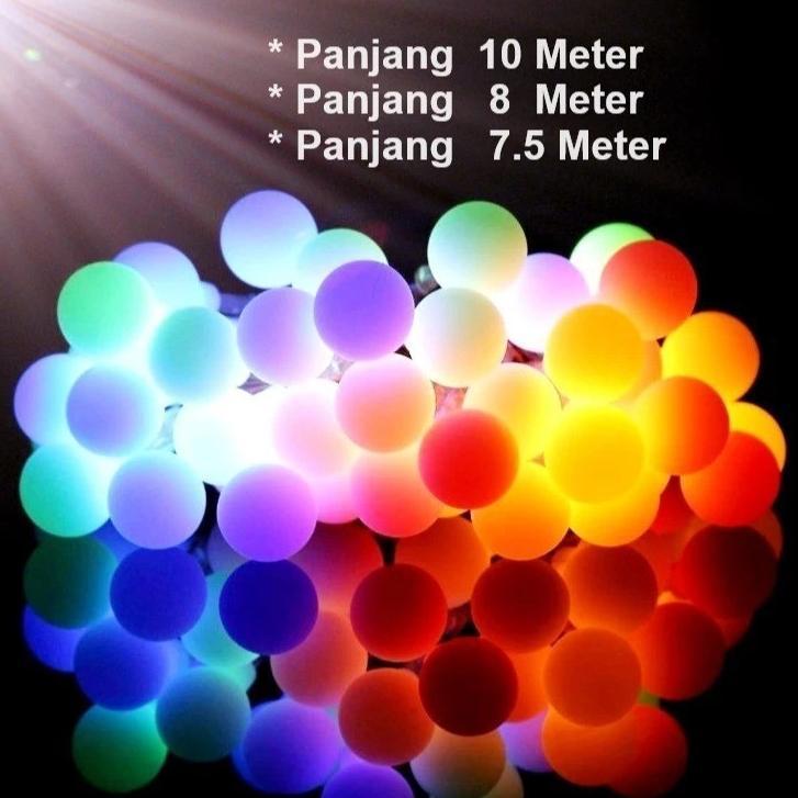 Laskarlapak [Jmc] Lampu Tmblr Anggur / Lampu Tmblr 10 & 5 Mtr / Lampu Tmblr Bunga / Lampu Hias Natal