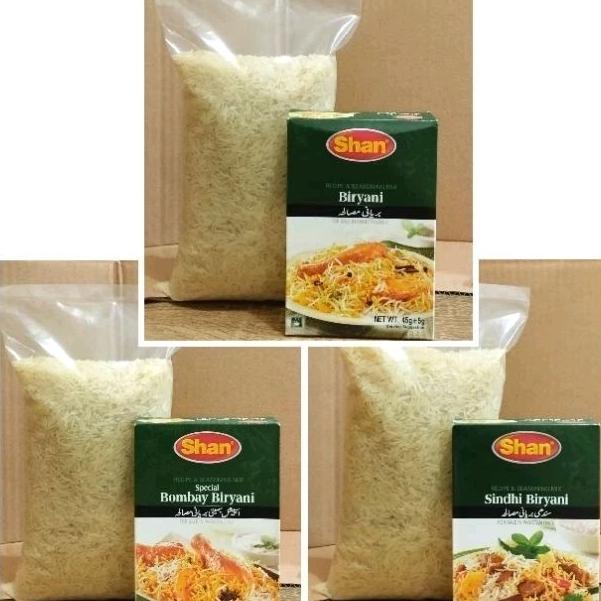 PAKET NASI BRIYANI ( BERAS + BUMBU INSTAN BRIYANI