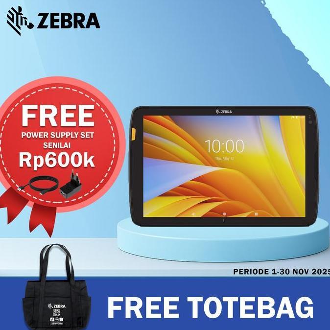 Grosir Zebra Tablet Et40 8 Inch / 10 Inch  Android 4Gb/64Gb Bluetooth Nfc Wifi-6 Gms