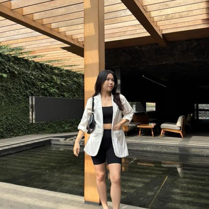 CATALIN - Claude Blazer (Blazer/Blazer Korean Style/Blazer Wanita/Blazer Katun/Blazer Lengan Panjang