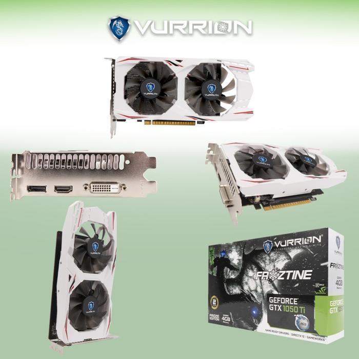 Vurrion Gtx 1050 Ti 4Gb Gddr5 128-Bit | Vga Card Vurrion Gtx1050Ti Original Dan Terpercaya