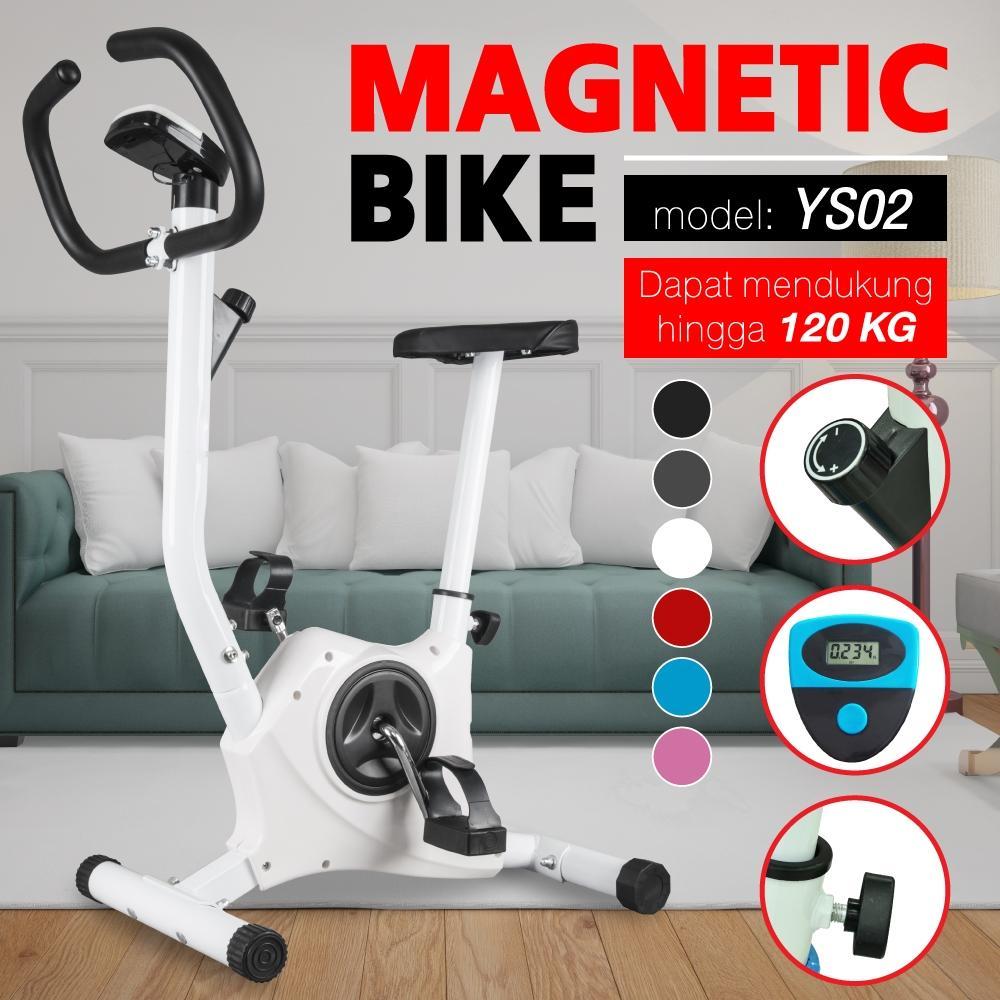 Spinning Bike Sepeda Statis Alat Olahraga Fitness Gym Rumahan Kuat Hingga 150Kg