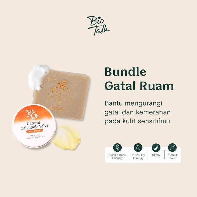 Biotalk Bundle Gatal & Ruam Paket Sabun + Salep Kulit Alergi