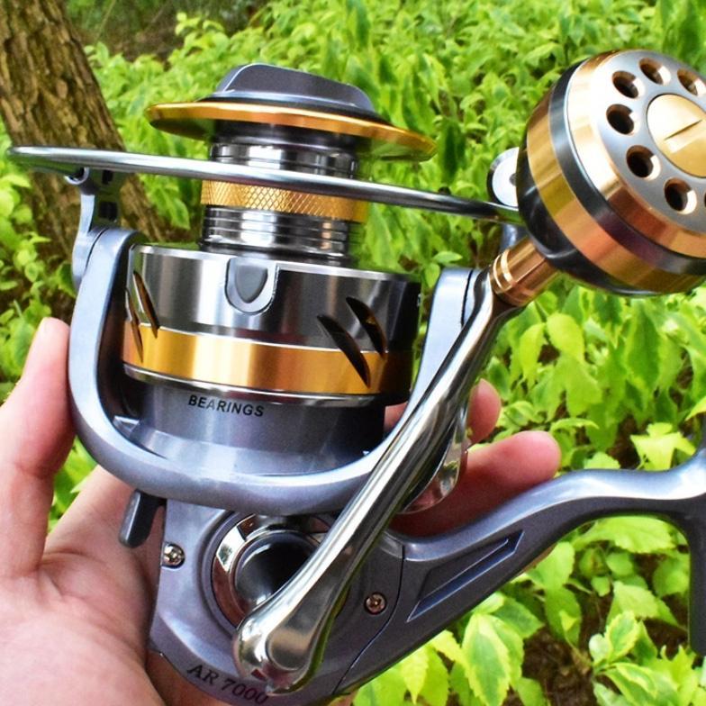 New Deals Best Sale Ready Stock Reel Pancing Metal Deukio Ar 2000 3000 4000 6000 7000 13Bb+1Bb Max D