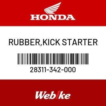 RUBBER, KICK STARTER 28311-342-000 SUPER CUB 70 Suku cadang Honda