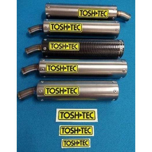 Stiker Knalpot Silencer 2 Tak TOSHTEC