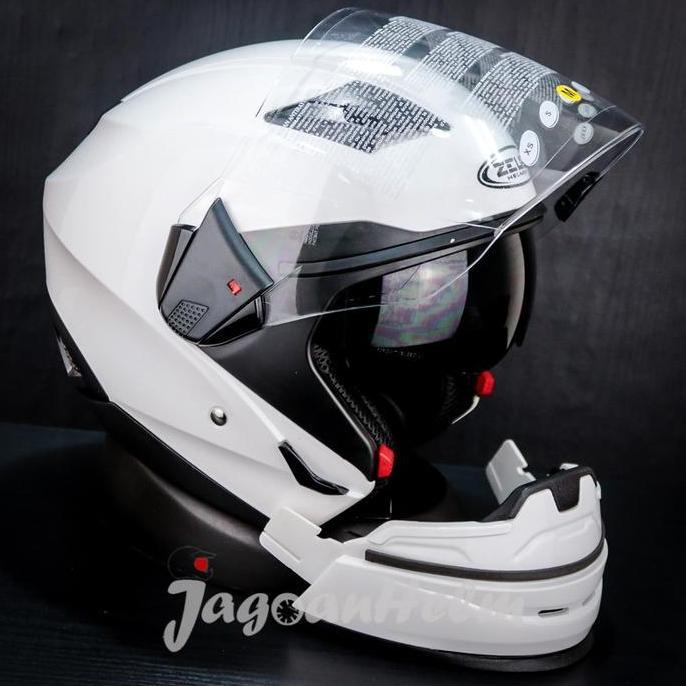 ZEUS HELM ZS611C SOLID | ZS 611C DOUBLE VISOR - HELMET MOTORCYCLE KODE 826