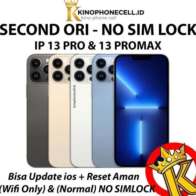Terlaris Iphone 13 Pro Max Iphone 13 Pro Second 128Gb 256Gb 512Gb Apple