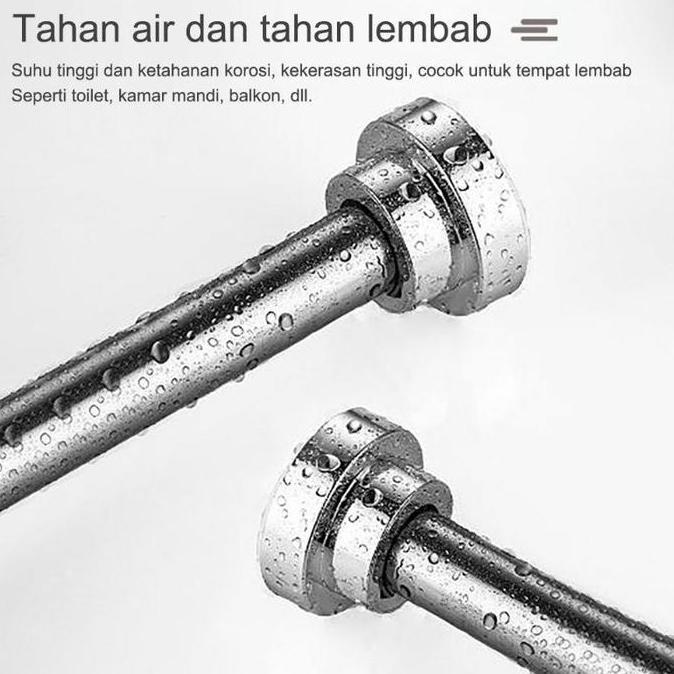 Tiang Jemuran Bahan Stainless Steel Tiang Fleksible