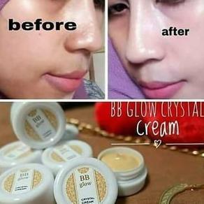 ReadyDonk- RAHASIA KULIT CANTIK DALAM SEKEJAP  Cream Krim Perawatan wajah BB GLOW CRYSTAL