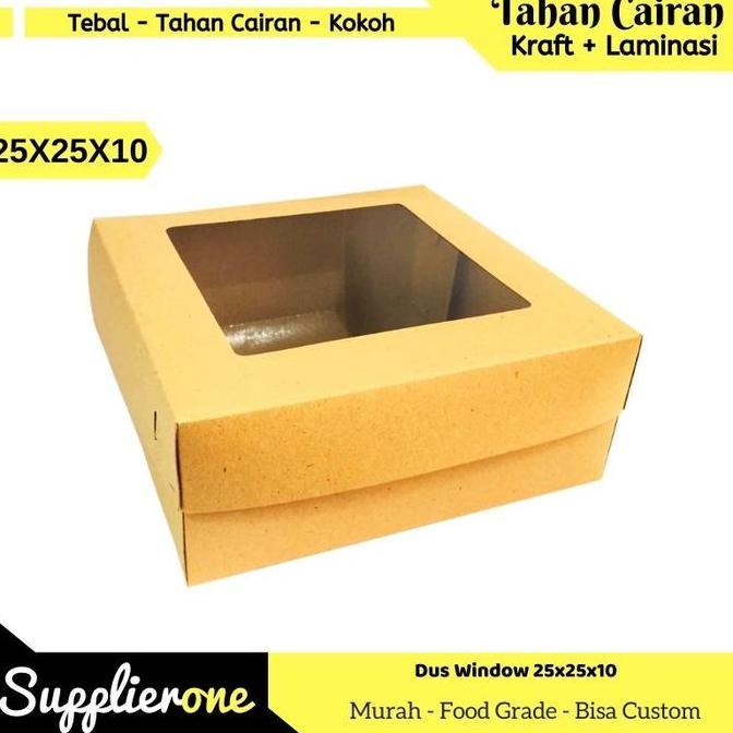 Box 25x25x10 isi 25 / Box Catering / Dus Catering / Lunch Box / Box Nasi