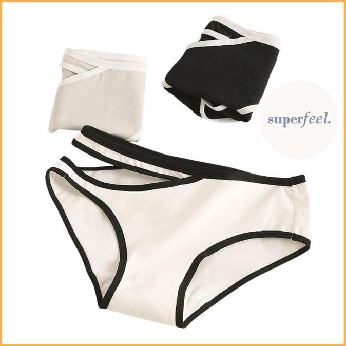 Murah SFL CELANA DALAM WANITA LUCU MODEL TALI SAMPING BOLONG BAHAN COTTON ANTI GATAL KEPUTIHAN KATUN