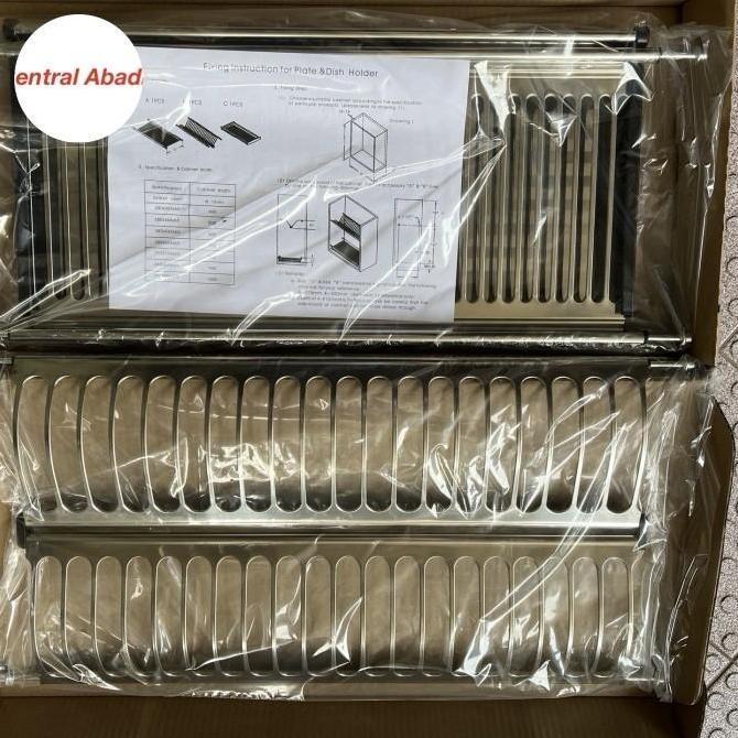 rak piring stainless kitchen set 60cm Bumbu