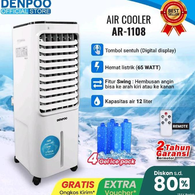 Denpoo Air Cooler / Penyejuk Ruangan AR-1208 12  Liter