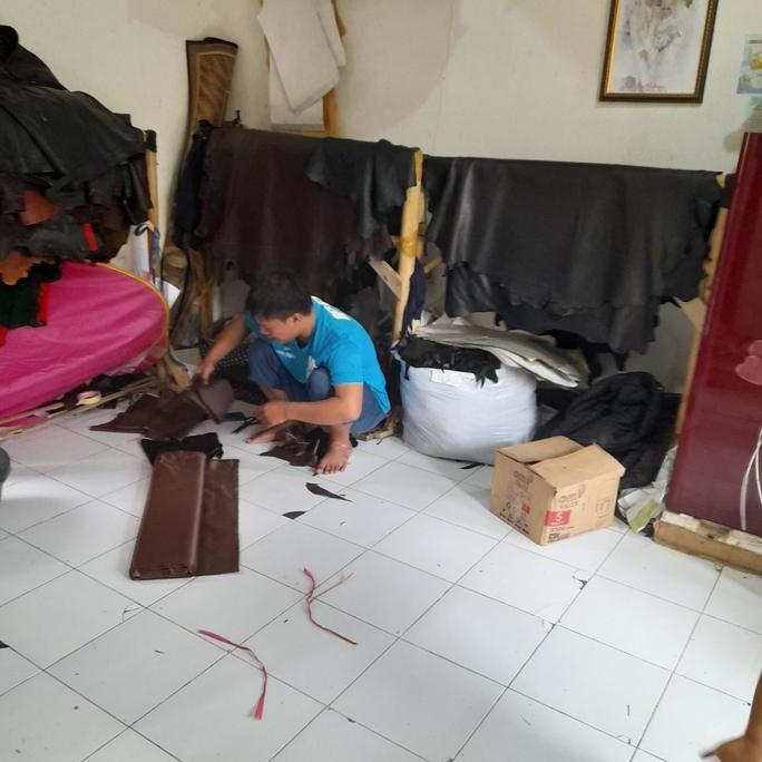 jaket Kulit Wanita Asli Domba/model safari