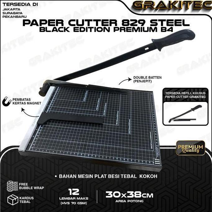 jozzymary - alat pemotong kertas 1rim a4 mesin thick layer paper cutter 858