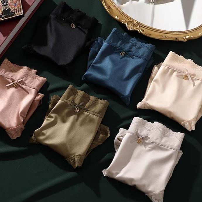 Murah Celana Dalam Wanita Berkualitas Celana Dalam Lembut Satin Halus C2570 Non COD