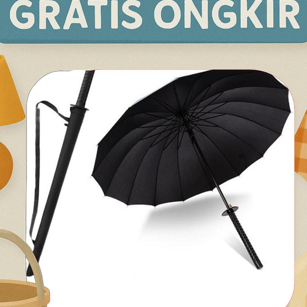 Payung Unik Jepang Bentuk Samurai Katana