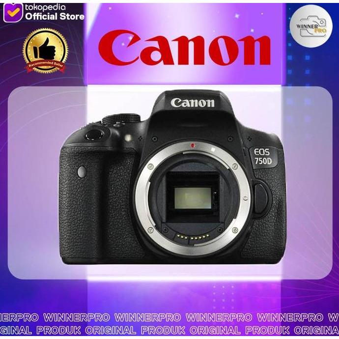 Terlaris Kamera Canon Eos 750D Body Only - Canon Eos 750D