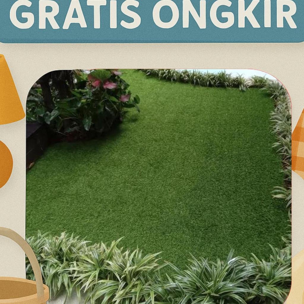 Karpet Rumput Swiss 2 Cm Rumput Sintetis Meter Rumput Sintetic Meter