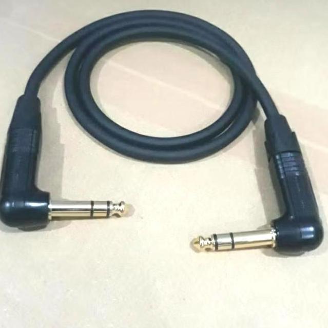 KABEL JUMPER JACK L AKAI STEREO TO  L AKAI STEREO 6.5MM BALANCE